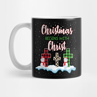 Christmas Begins With Christ Costume Xmas Gifts Mug